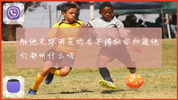 维他足球明星的名字揭秘你知道他们都叫什么吗